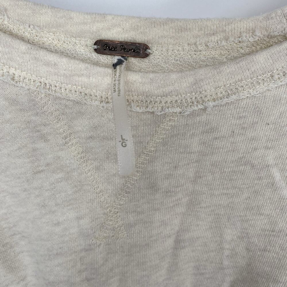 Free People Beautiful Sinner Oversized Pullover Poncho Sweater Women's Size L - Picture 3 of 9